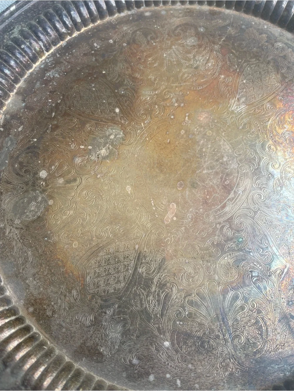 Gorman Newport silver serving platter